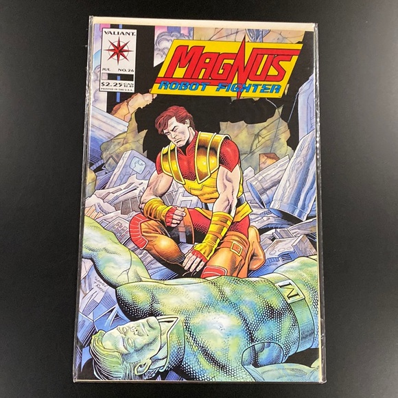 Magnus Robot Fighter Vol. 1 No. 26 (1993) by John Ostrander - Valiant Comic Book - Picture 1 of 7